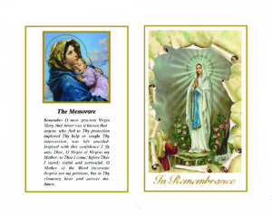 Lourdes Grotto Front and Madonna on the back