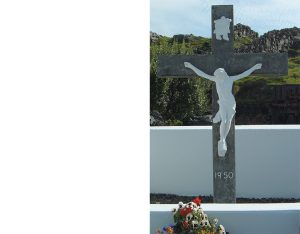 Personalised Traditional Crucifix Irish Wallet Memorial Card